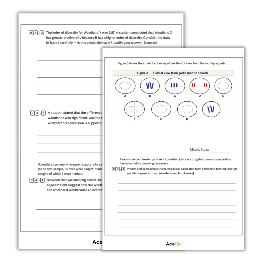 AQA A-level Biology Predicted Paper 3