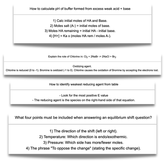 AQA A-level Chemistry Flashcards (Physical)