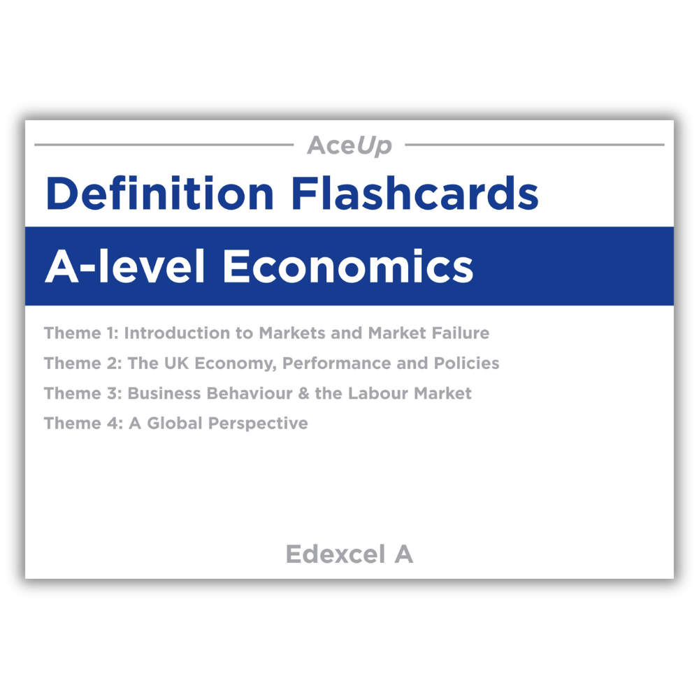 A-level Economics Definition Flashcards