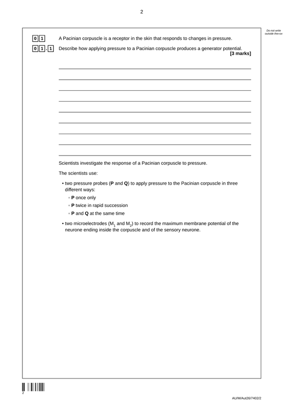 Bio Paper 2 page 2