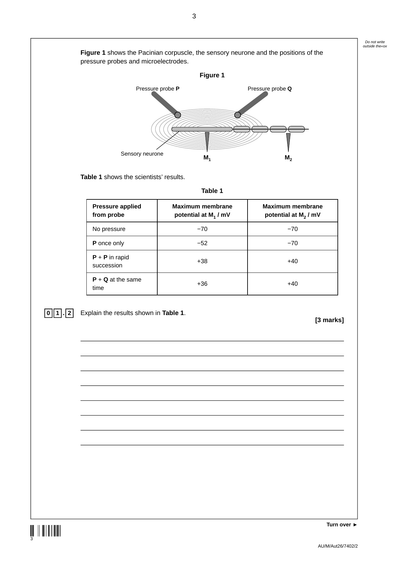 A-level AQA Biology Mock Paper 2 (2026/27) preview page 3