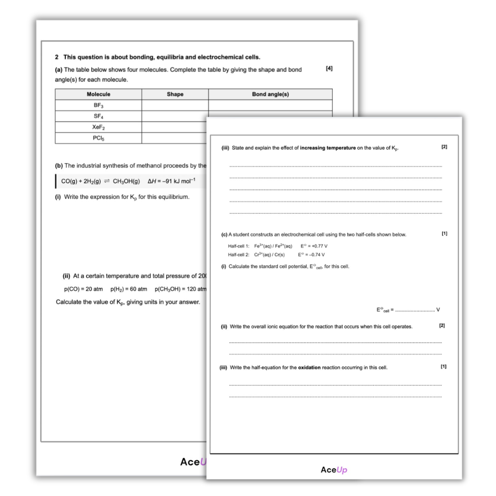 OCR A-level Chemistry Predicted Paper 3