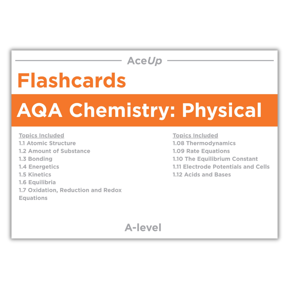 AQA A-level Chemistry Flashcards (Physical)