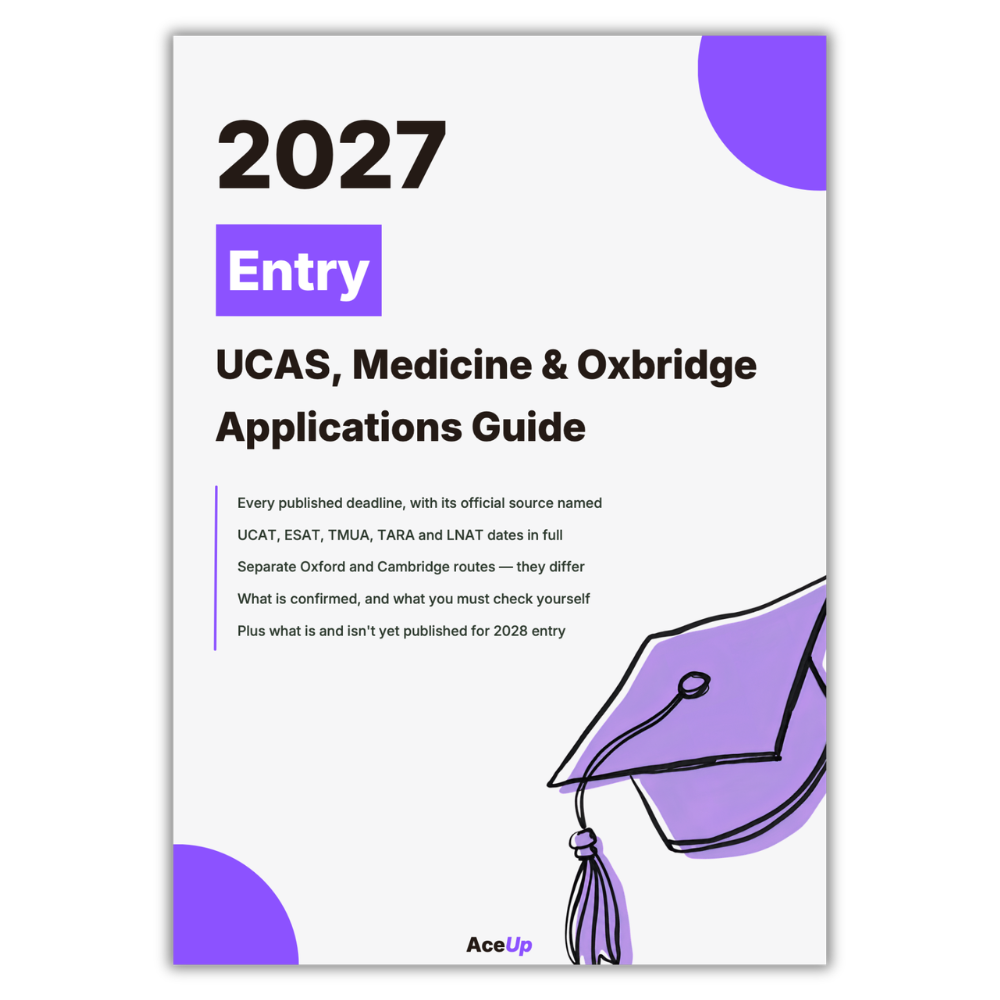 2027 Entry: UCAS, Medicine & Oxbridge Applications Guide