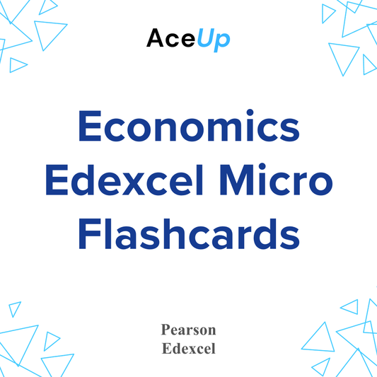 Edexcel A-Level Economics Paper 1: Microeconomics Flashcards