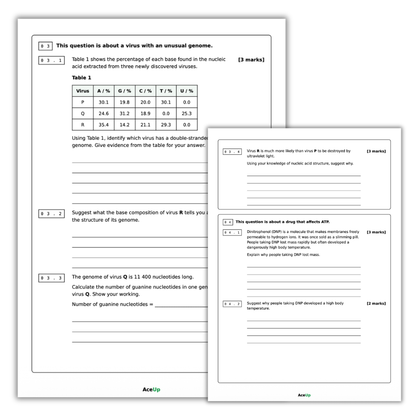 AQA A-level Biology Application Exam Pack