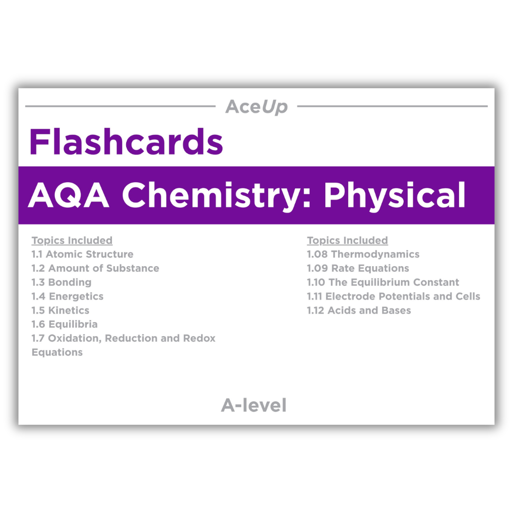AQA A-level Chemistry Flashcards (Physical)