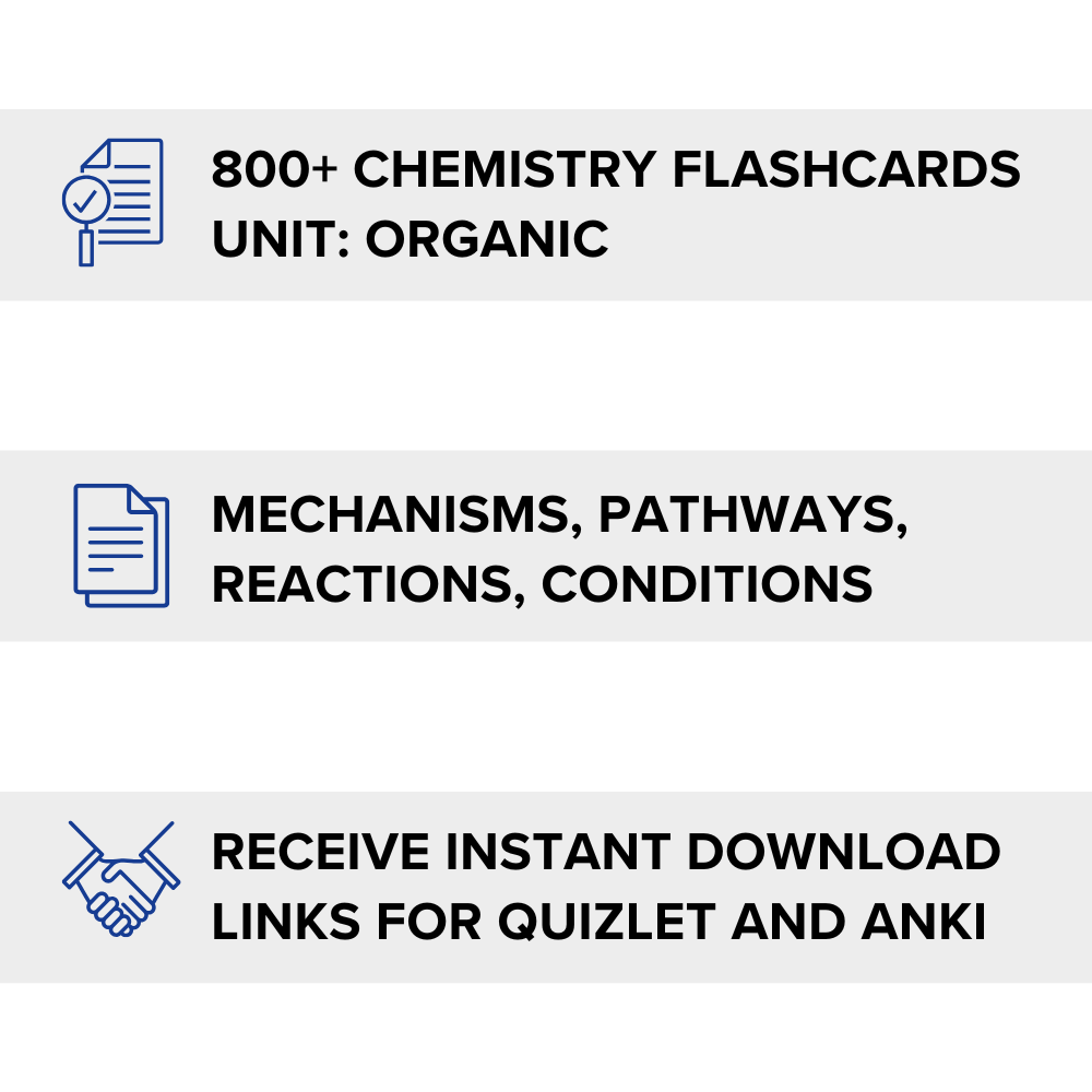 AQA A-level Chemistry Flashcards (Organic)
