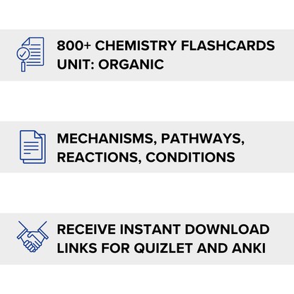 AQA A-level Chemistry Flashcards (Organic)