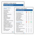 A level Maths Edexcel Revision Checklist (FREE)