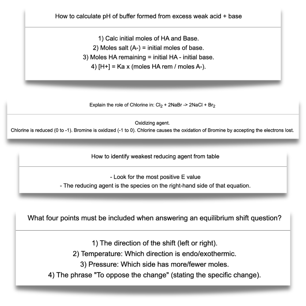 AQA A-level Chemistry Flashcards (Physical)