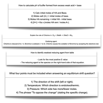 AQA A-level Chemistry Flashcards (Physical)