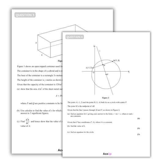 A-level Maths Edexcel Pure Predicted Paper 2