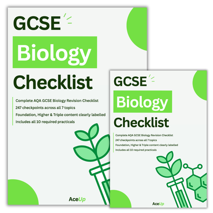 AQA GCSE Biology Revision Checklist