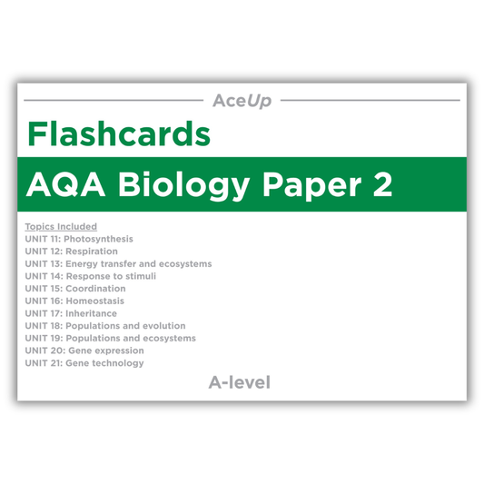 A-level Biology Flashcards Paper 2 (AQA)