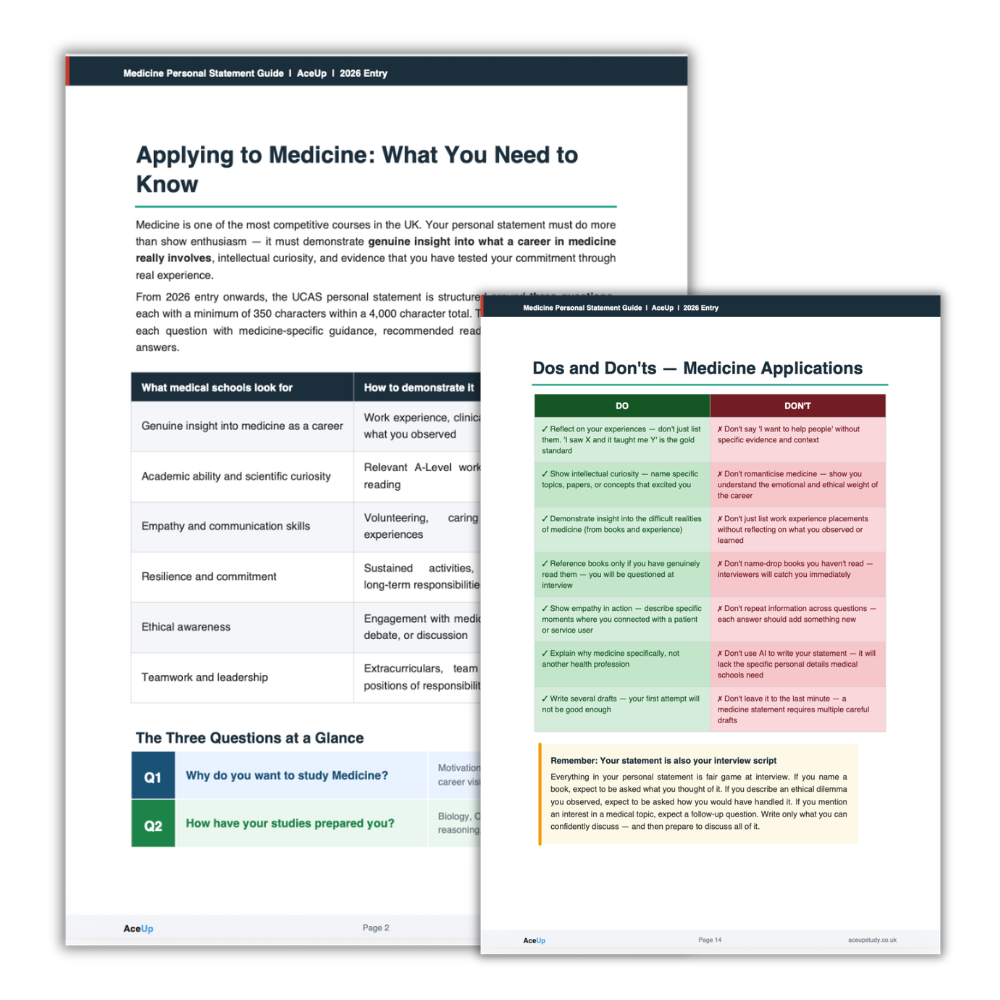 Medicine Personal Statement Guide (FREE)