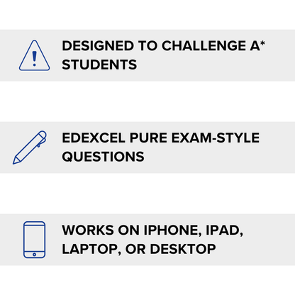 A-Level Edexcel Maths (BUNDLE) - Aiming for A* Exam Packs