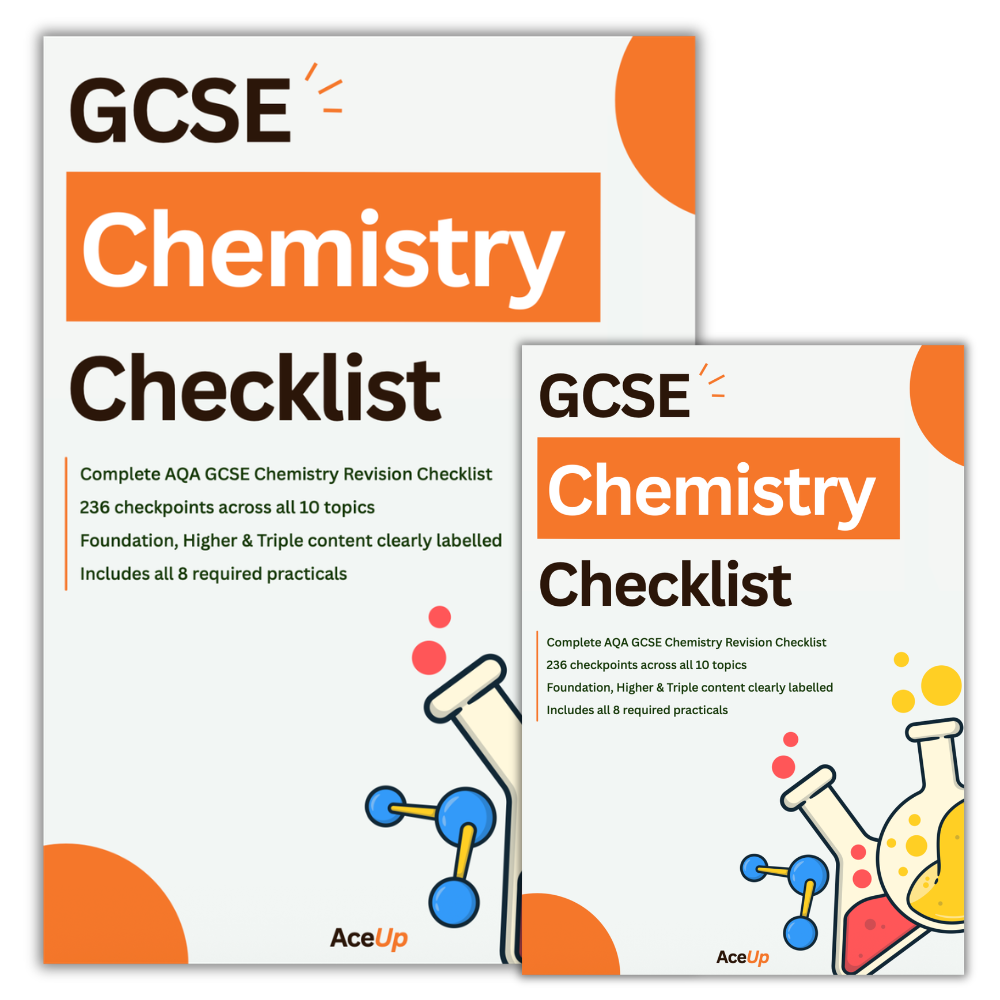AQA GCSE Chemistry Revision Checklist