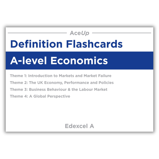 A-level Economics Definition Flashcards