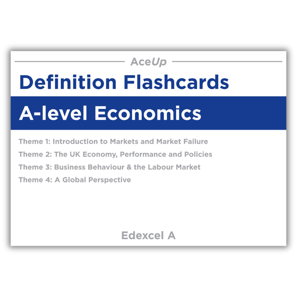 A-level Economics Definition Flashcards