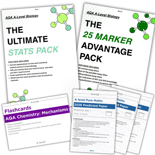 AceUp A-level Half Term Bundle