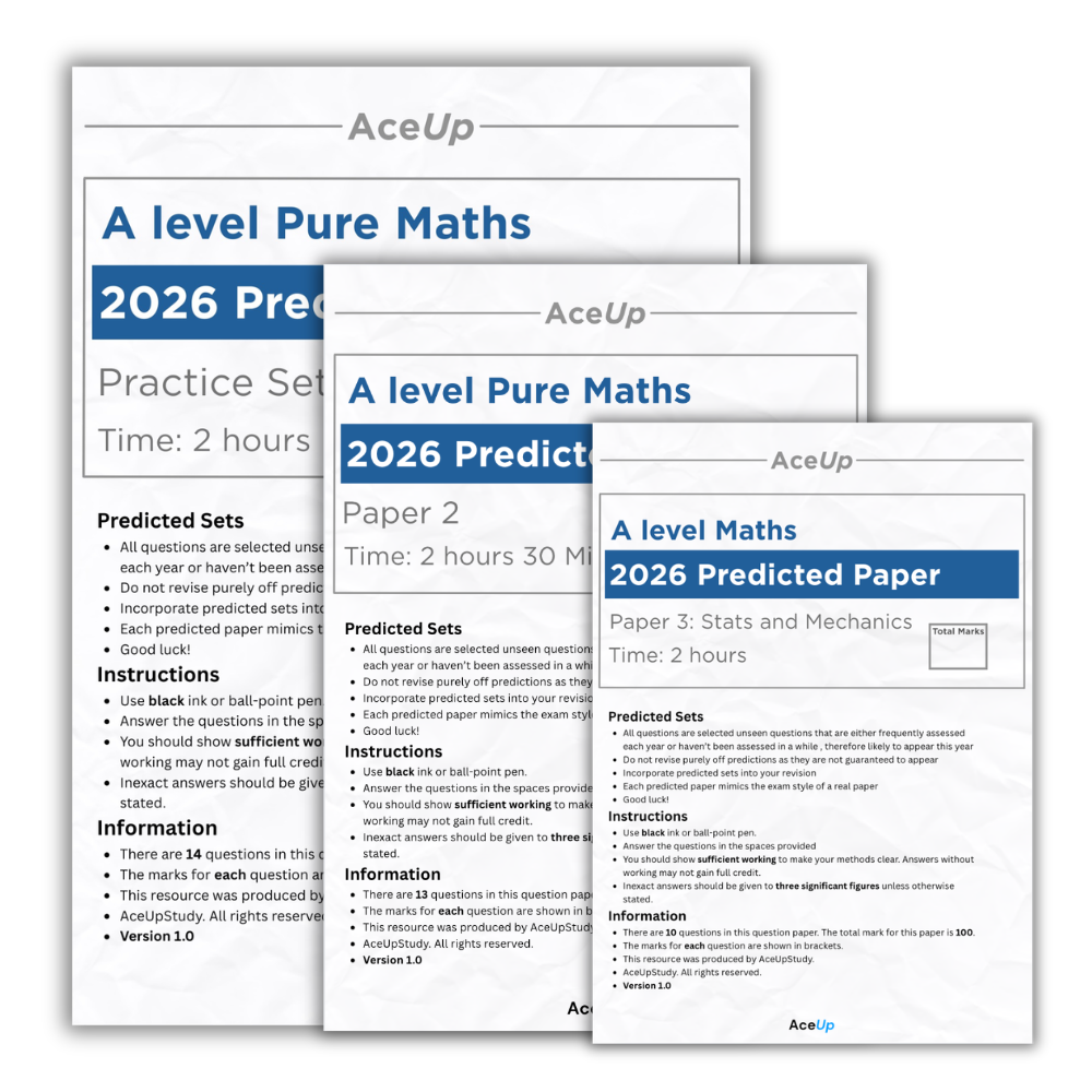 A-Level Edexcel Maths (BUNDLE) - Predicted Papers