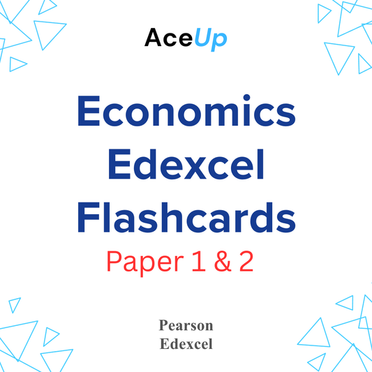 Edexcel A-Level Economics Paper 1 & 2 Flashcards