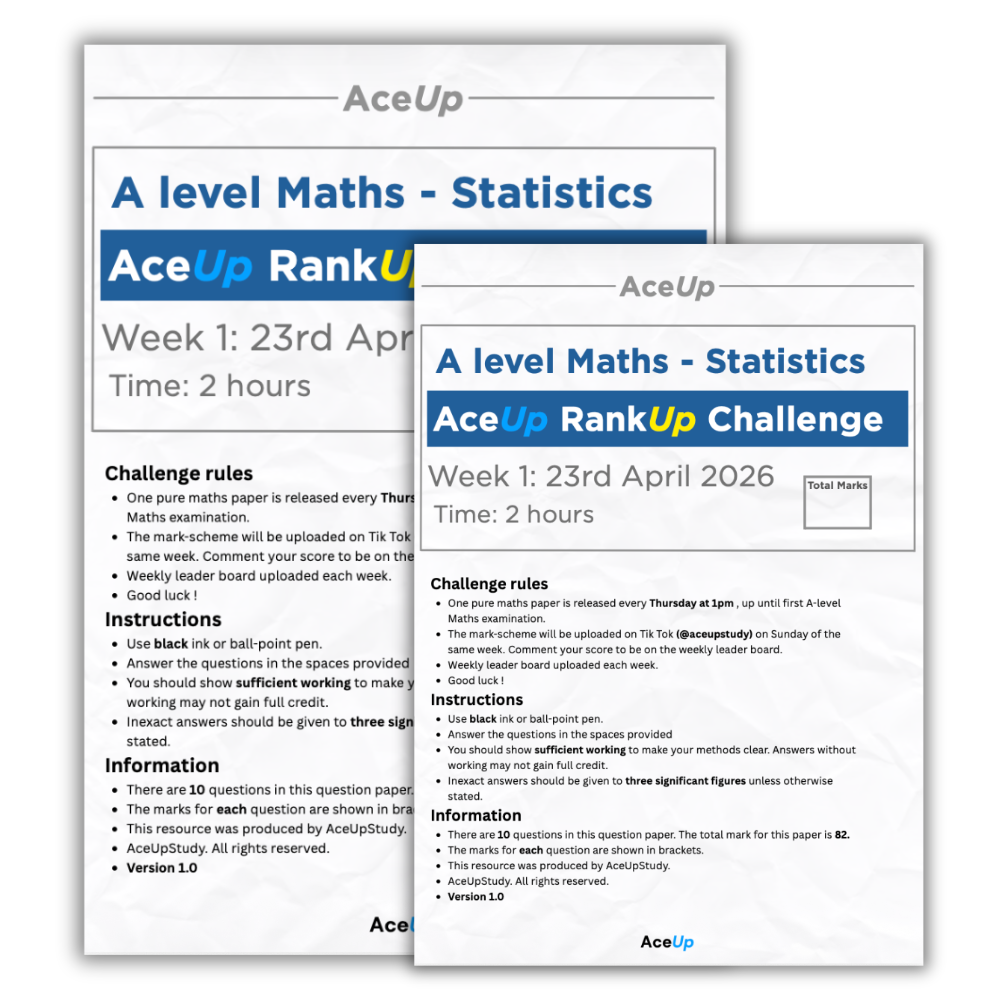 AceUp RankUp Challenge: Statistics Week 1