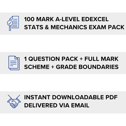 A-Level Edexcel Stats & Mechanics Predicted Paper 3
