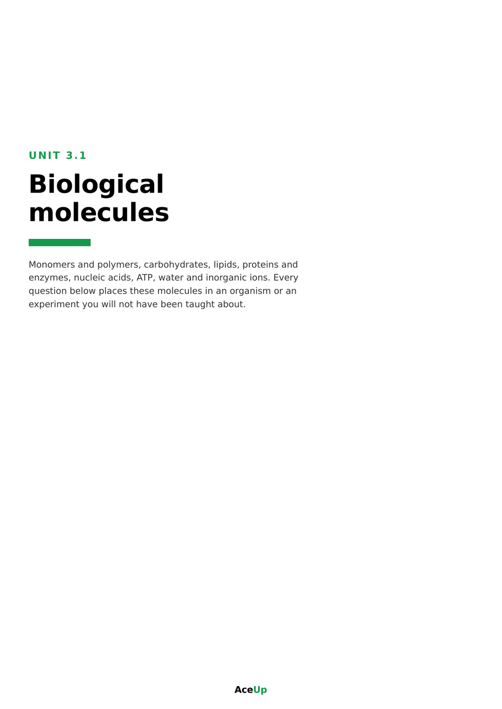 AQA A-level Biology Application Exam Pack preview page 3