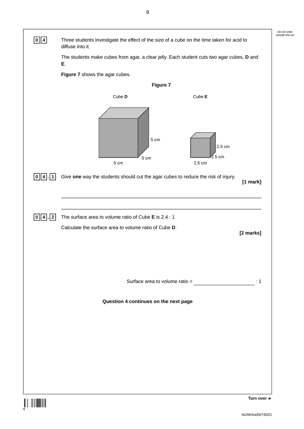 A-level AQA Biology Mock Paper 1 (2026/27) locked preview page