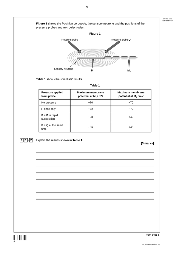 Bio Paper 2 page 3