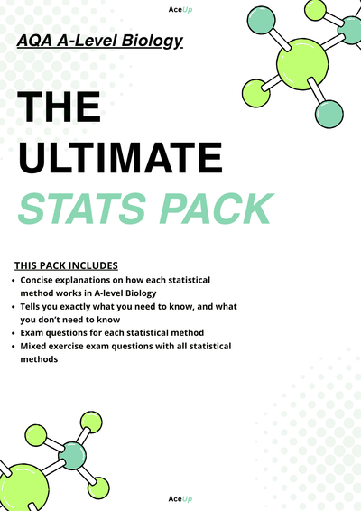 A-level Biology Ultimate Stats Pack (AQA) preview page 1