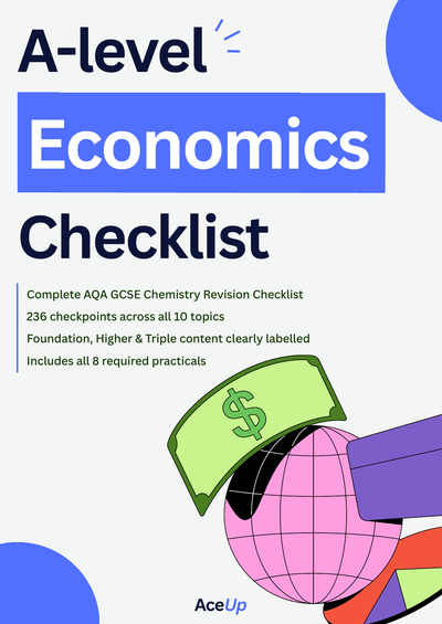A-level Edexcel Economics Checklist (NEW) preview page 1