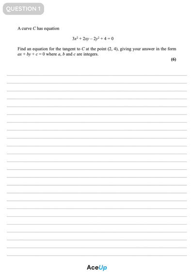 A-Level Edexcel Maths - Aiming for A* Exam Pack (Set B) preview page 2
