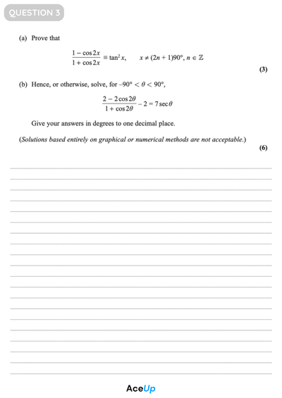 A-Level Edexcel Maths - Aiming for A* Exam Pack (Set B) preview page 3