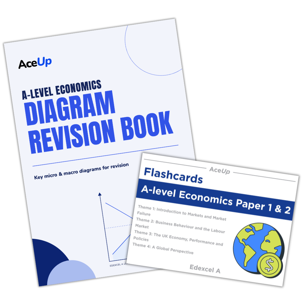 A-level Economics Edexcel Flashcards & Diagram (BUNDLE)
